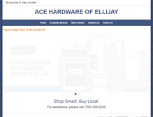 Tablet Screenshot of ellijayhardware.com